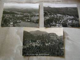 Zittauer Gebirge - Oybin  3 Postcards  D80192 - Oybin