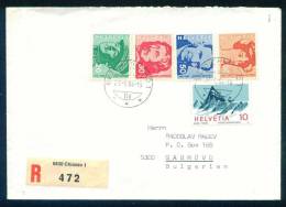 114224 REGISTERED Cover Lettre Brief  1984 CHIASSO  - GUISAN BORROMINI SCHOECK   Switzerland Suisse Schweiz Zwitserland - Briefe U. Dokumente