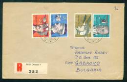 114229 REGISTERED  Cover Lettre Brief  1984 CHIASSO - AIRPLANE Balloon Switzerland Suisse Schweiz Zwitserland - Covers & Documents