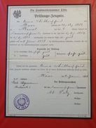 Handwerkskammer Köln Rhein Prüfungszeugnis 1920 Bonn - Diploma's En Schoolrapporten