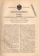 Original Patentschrift - Karl Otting In Ludwigsburg , 1902 , Maschine Zum Etikettieren Von Schachtel , Etikett !!! - Machines