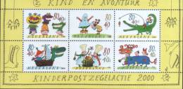 Olanda Pays-Bas Nederland  2000 Foglietto Francobolli Per Ragazzi Sovraprezzati ** MNH - Neufs