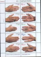 Olanda Pays-Bas Nederland  2000 Foglietto Francobolli Augurali (Mani Hands)   ** MNH - Unused Stamps