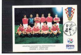 Kroatien / Croatia 1994 Fussball Europameisterschaft / Europa Championship - UEFA European Championship