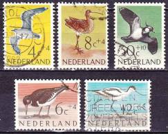 1961 Zomerzegels Vogels Birds NVPH 752 / 756 Gestempeld - Gebraucht