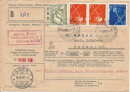 1952 Postmandat Mit Interessanter Frankatur - Covers & Documents