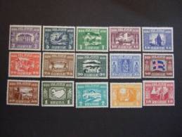 ICELAND  1930      Michel 125/139,     Yvert 123/137   MNH **  (S04-100,00/015) - Ongebruikt