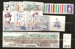 SPM - Saint Pierre Et Miquelon Année 1990 Complète Poste 513 à 533 + PA 69  ** Neuf Sans Charnière - Full Years