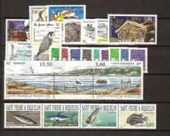 SPM - Saint Pierre Et Miquelon Année Complète 1997 ** Poste 641 à 662 + PA 76 & 77 - Años Completos