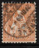 SWITZERLAND   Scott #  45  VF USED - Gebruikt