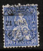 SWITZERLAND   Scott #  56 And 56a  VF USED - Gebraucht