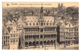 BR34986 Panorama Pris De L Hotel De Ville   Bruxelles    2 Scans - Mehransichten, Panoramakarten