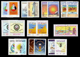 (002,31-37,39,40) UAE / Emirates / Emirats Unies / VAE  1986-88  10 Series    ** / Mnh  Michel Ex 192-260 - Verenigde Arabische Emiraten