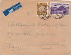 ISRAEL - 1954 - ENVELOPPE Par AVION De NAZARETH Pour La FRANCE - Lettres & Documents