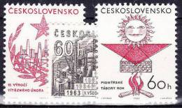 ** Tchécoslovaquie 1963 Mi 1383-5 (Yv 1257-9), (MNH) - Unused Stamps