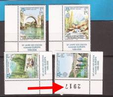 2005X   339-42 A   BOSNIA ERZEGOVINA REPUBLIKA SRPSKA  EUROPA  CEPT 50 YEARS NUMBER  MNH - 2005