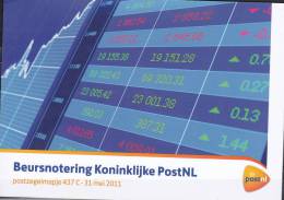 Nederland 2012, Postfris MNH, Folder 437, Exchange Listing PostNL - Neufs