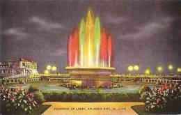 CPA - ATLANTIC CITY - FOUNTAIN OF LIGHT - Edition E.C.Kropp Co - Atlantic City