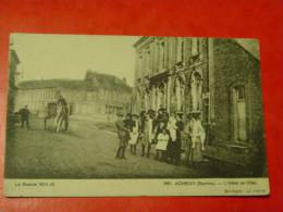 ACHEUX-SOMME-267-L'HOTEL DE VILLE-ANIMEE - Acheux En Amienois