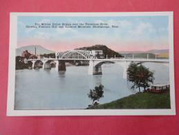 Milltion Dollar Bridge Over Tn River Chattanooga Tn Vintage Wb-ref 695 - Otros & Sin Clasificación