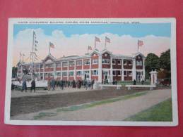 Massachusetts > Springfield  Junior Achievement Building Eastern States Exposition Paper Peel Back Corners = -ref 695 - Springfield