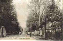 CPSM FAREMOUTIERS (Seine Et Marne) - Avenue De La Garenne - Faremoutiers