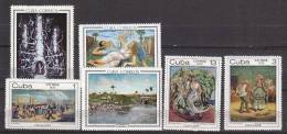 G0735 - CUBA LOT  **  ART TABLEAUX - Collections, Lots & Series