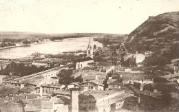 Ardèche- Serrières -Vue Partielle Sur Le Rhône Et Le Quartier Du Château. - Serrières