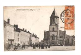 Aixe-sur- Vienne -L'église La Place, Animation.   (réf.187) - Aixe Sur Vienne