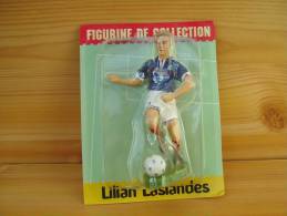 Figurine Starlux Metal Joueur Football 1998  "  Lilian Laslandes  " N° 4 - Starlux