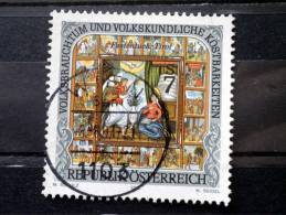 Austria - 2001 - Mi.nr.2343 - Used - Folk Customs And Folk Treasures - Osttiroler Fastentuch (details) - Usati