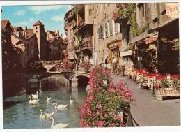 74 - Le Vieil Annecy Et Le Canal Du Thiou - Editeur: Rossat Mignod N° 10129 (cygnes) - Annecy-le-Vieux