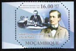 Mocambique MNH, Marconi, Nobel Physics, Send 1st Transatlantic Message - Other