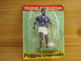 Figurine Starlux Metal Joueur Football 1998  "  Peggy Luyindula   "  N° 18 - Starlux