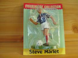 Figurine Starlux Metal Joueur Football 1998  "  Steve Marlet    "  N° 25 - Starlux