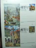 Entero Postal 1976 Bilbao Pontevedra Edifil Nº 113 / 114  Primer Dia De Circulacion 1/6/76 - 1931-....