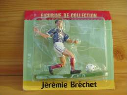 Figurine Starlux Metal Joueur Football 1998  "  Jeremy Brechet   "  N° 38 - Starlux