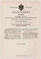 Original Patentschrift - Gebr. Engels In Nümmen - Gräfrath , 1905 , Kamm Für Haarschneidescheeren , Friseur , Solingen ! - Solingen