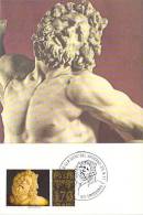 VATICAN CARTE MAXIMUM NUM.YVERT  642 MUSEE DU VATICAN   TETE DU GROUPE LAOCOON - Usados