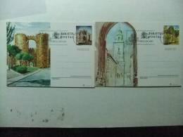 ESPAÑA 1983 ENTERO POSTAL EDIFIL Nº 133 /134 TURISMO AVILA  LUGO  Primer Dia De Circulacion - 1931-....