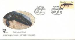 Michel 154  ,Scott 140, Reptile   ,  Africa Venda FDC 1987 - Venda