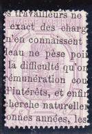 1869 - JOURNAUX -  YVERT N° 7 OBLITERE - COTE = 25 EUROS - - Zeitungsmarken (Streifbänder)