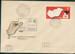 Postal Codes   Parrot , Hungary Michel 2831  FDC 1957 - FDC