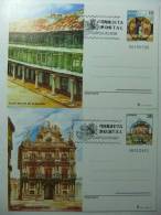 ENTERO POSTAL 1986 CIUDAD REAL ( PLAZA MAYOR DE ALMAGRO ) NAVARRA (AYUNTAMIENTO DE PAMPLONA ) Edifil Nº141 / 142 - 1931-....