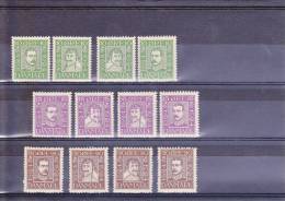 DANEMARK - YVERT N° 153/164  ** - COTE = 126 EUROS - - Unused Stamps