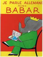 [ENFANTINA] LAURENT DE BRUNHOFF JE PARLE ALLEMAND AVEC BABAR GRANDS ALBUMS HACHETTE - Hachette