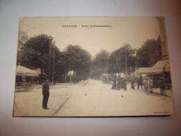 2jpe -  CPA  - VILLEJUIF - Route De Fontainebleau - [94] Val De Marne - Villejuif