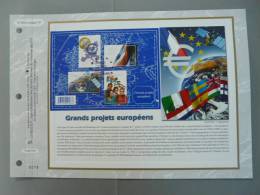 Feuillet CEF 2008 Grands Projets Européens Satellite Galileo Modèle Offset N° 1954 - Europe