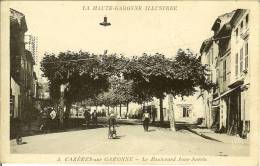 CP De Cazéres-sur Garonne  " Le Boulevard Jean-jaurès " . - Muret