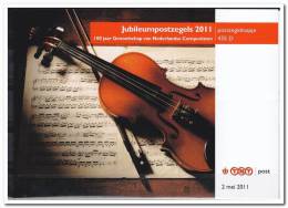 Nederland 2011, Postfris MNH, Folder 435D, Composers - Ungebraucht